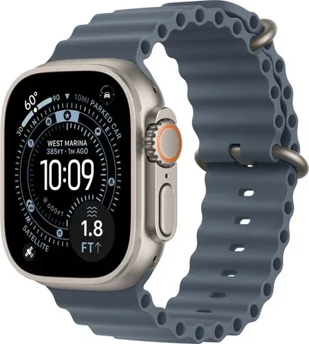 AW Ultra 3 Black / Blue 49mm Ti Ocean Band — фото 1