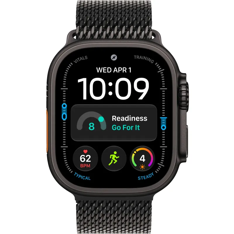 AW Ultra 4 Black 49mm Ti Milanese Loop Large — фото 2